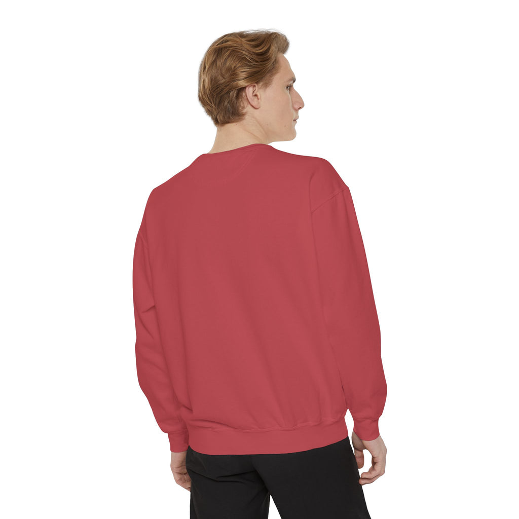 Sober and Thriving Sweatshirt — Inspirational Recovery Crewneck with Mountain & Pine Design