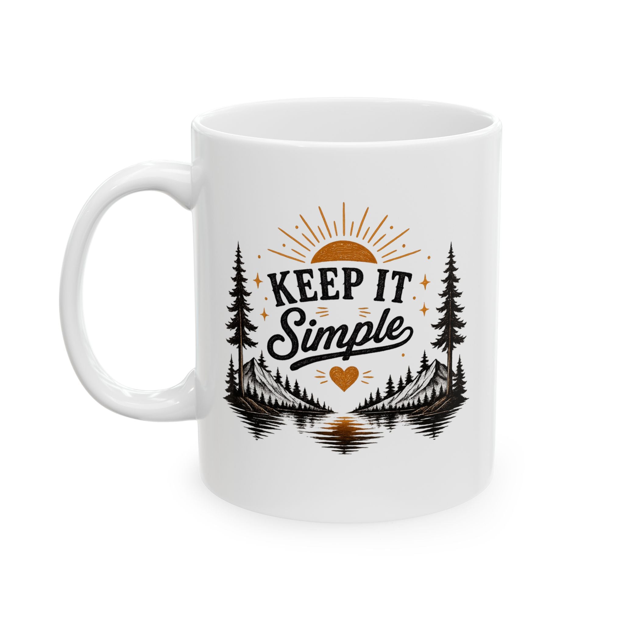 "Keep it Simple" Recovery and Sobriety Coffee Mug