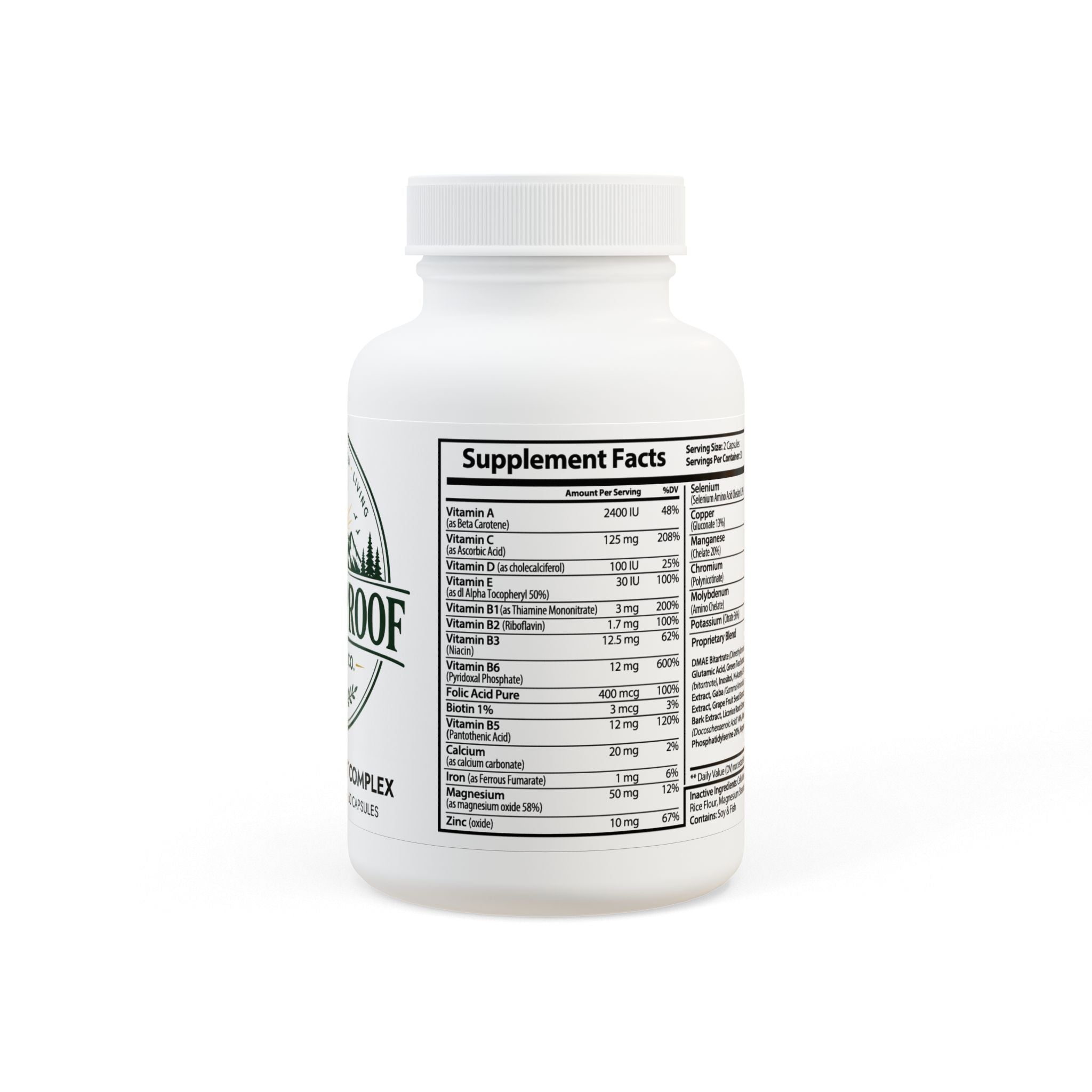 Brain Support Complex Supplement (60 Capsules)