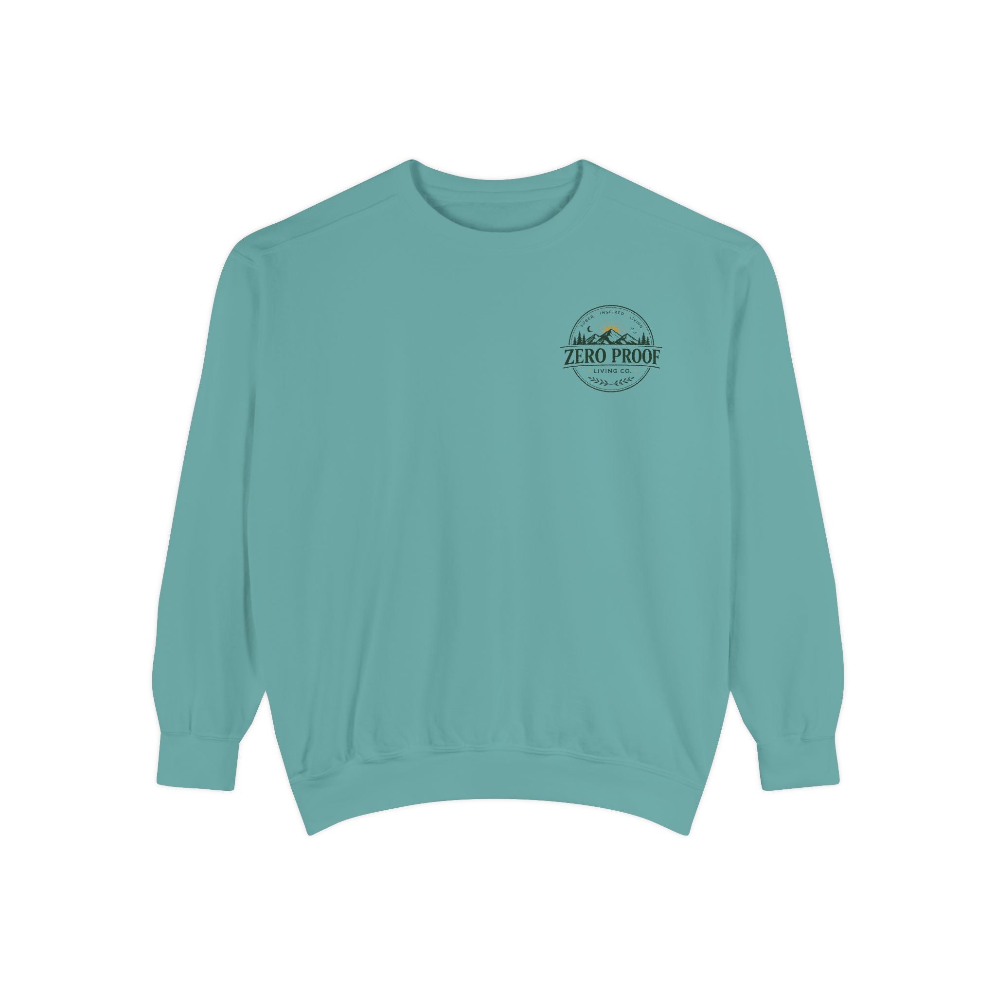 Zero Proof Crewneck Sweatshirt — Minimal Palm Logo