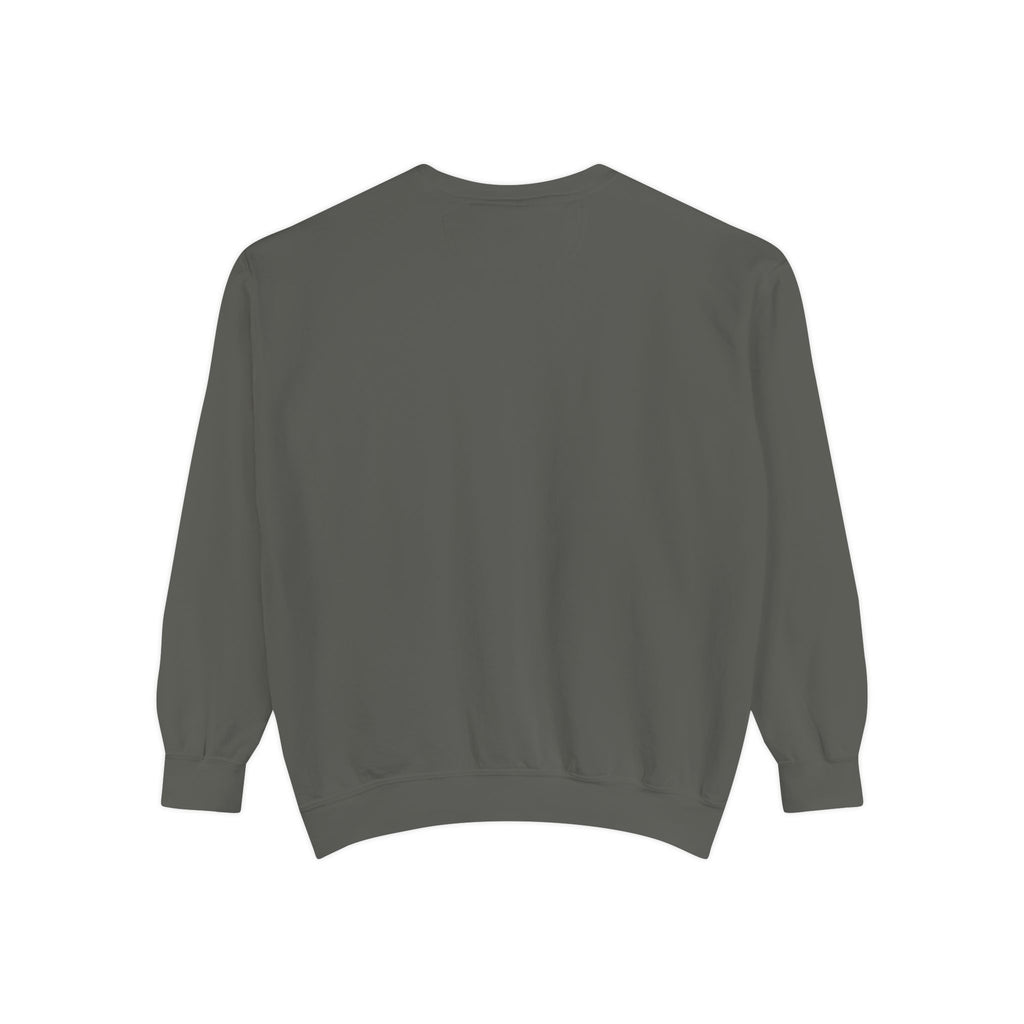Sober and Thriving Sweatshirt — Inspirational Recovery Crewneck with Mountain & Pine Design