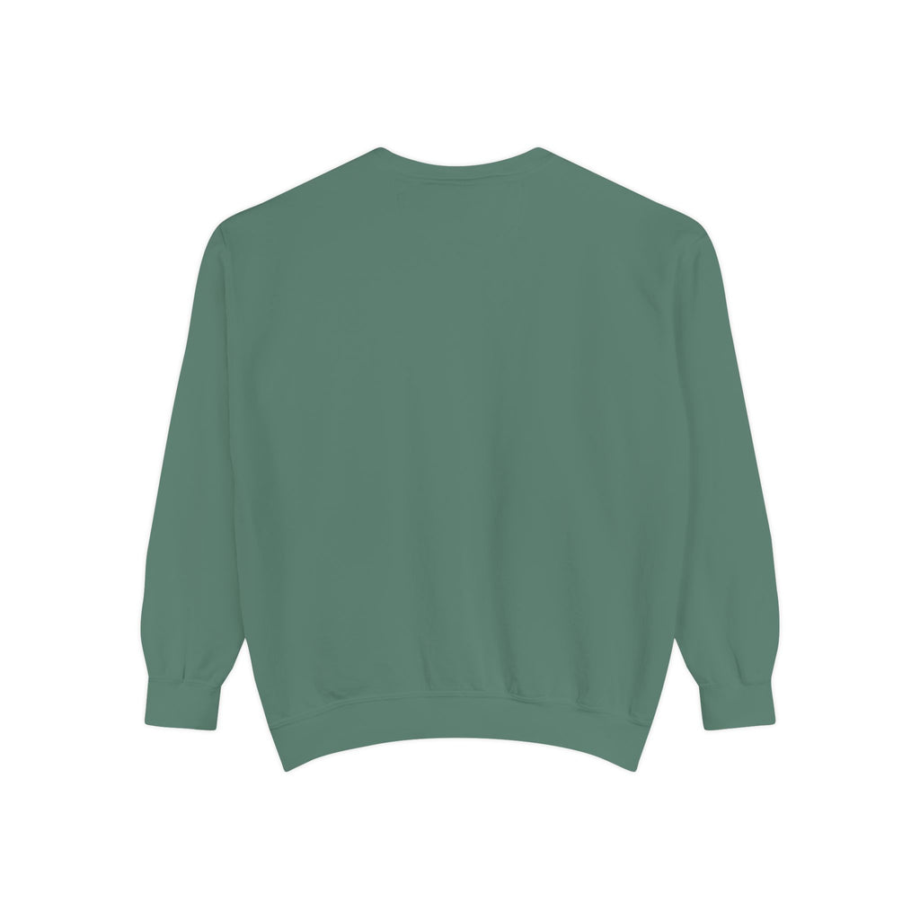 Sober and Thriving Sweatshirt — Inspirational Recovery Crewneck with Mountain & Pine Design