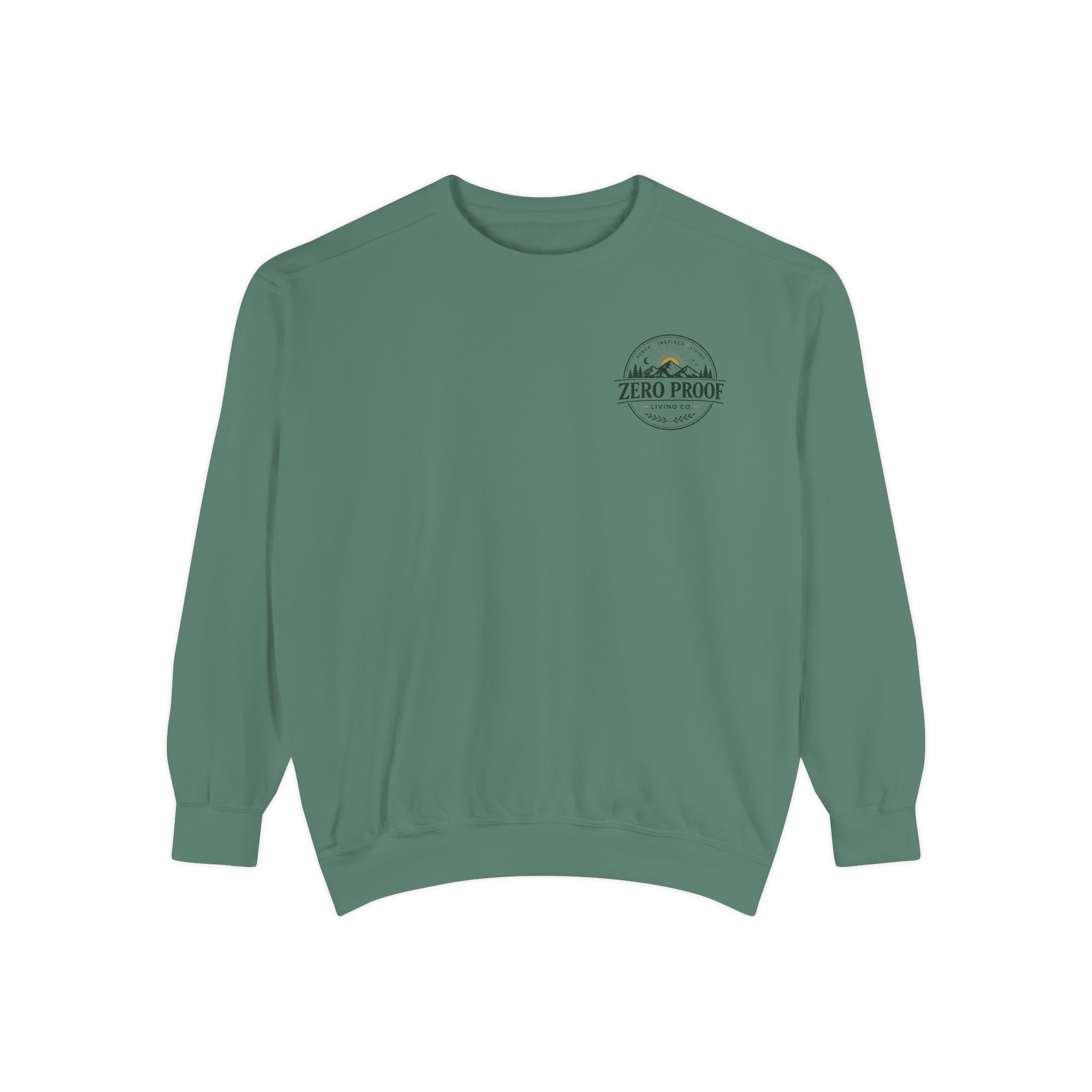 Zero Proof Crewneck Sweatshirt — Minimal Palm Logo