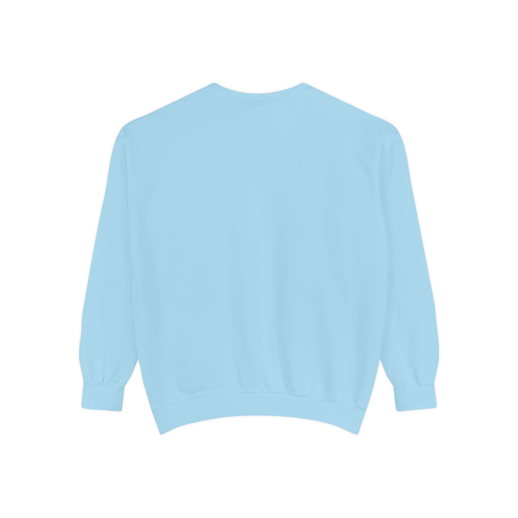 Sober and Thriving Sweatshirt — Inspirational Recovery Crewneck with Mountain & Pine Design