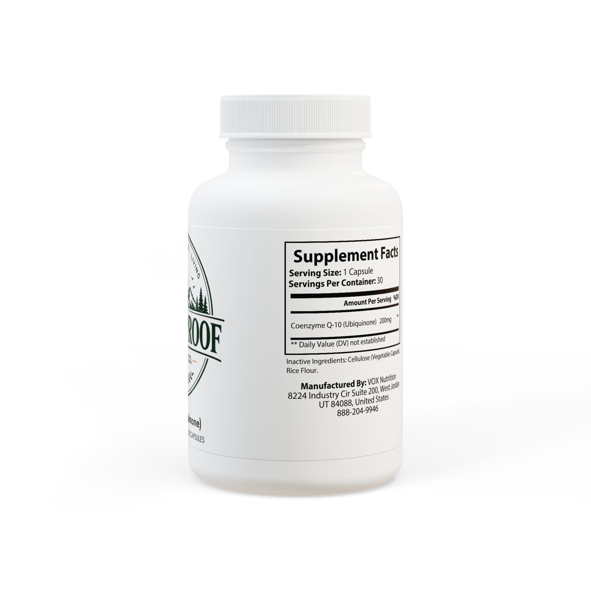 CoQ10 (Ubiquinone) Supplement (30 Capsules)