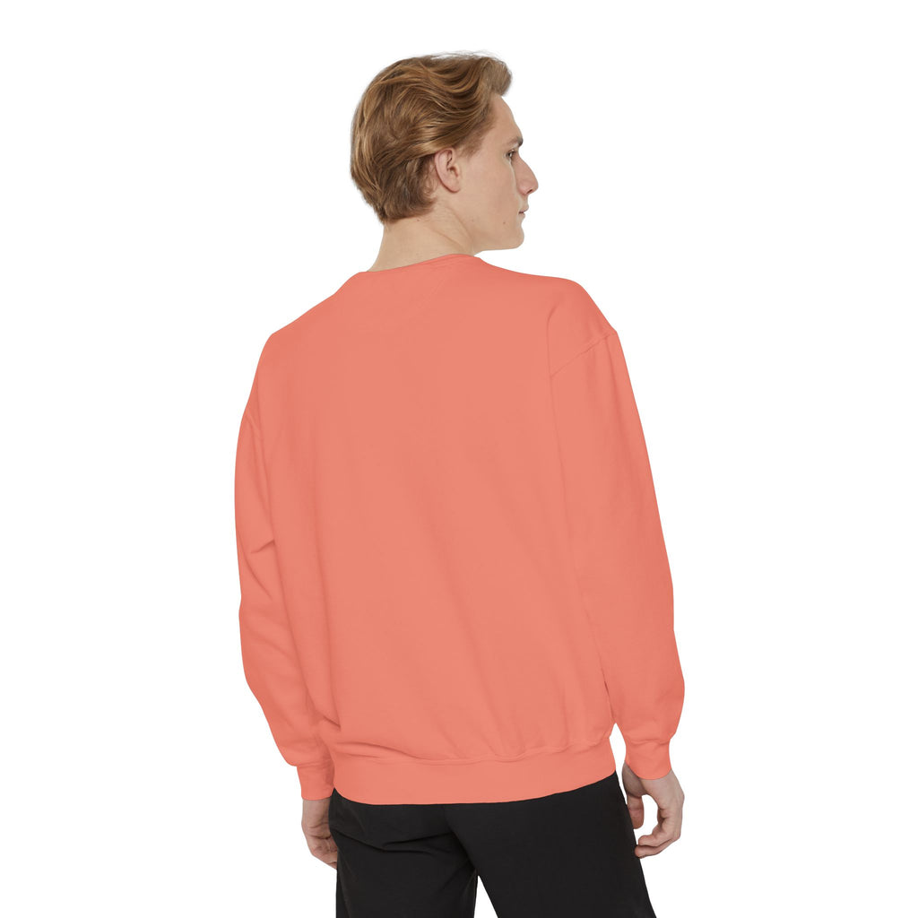 Sober and Thriving Sweatshirt — Inspirational Recovery Crewneck with Mountain & Pine Design