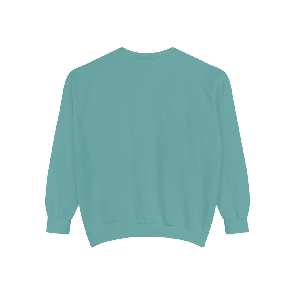 Sober and Thriving Sweatshirt — Inspirational Recovery Crewneck with Mountain & Pine Design
