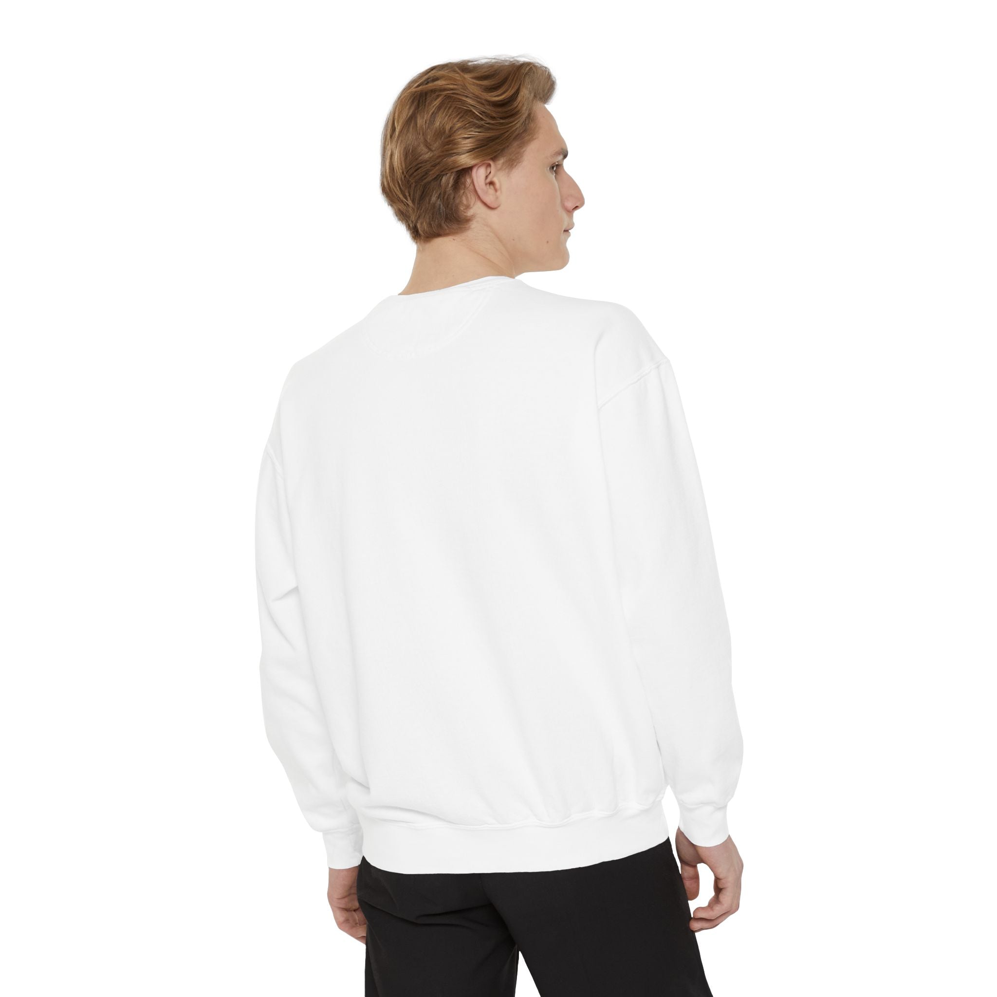 Sober and Thriving Sweatshirt — Inspirational Recovery Crewneck with Mountain & Pine Design