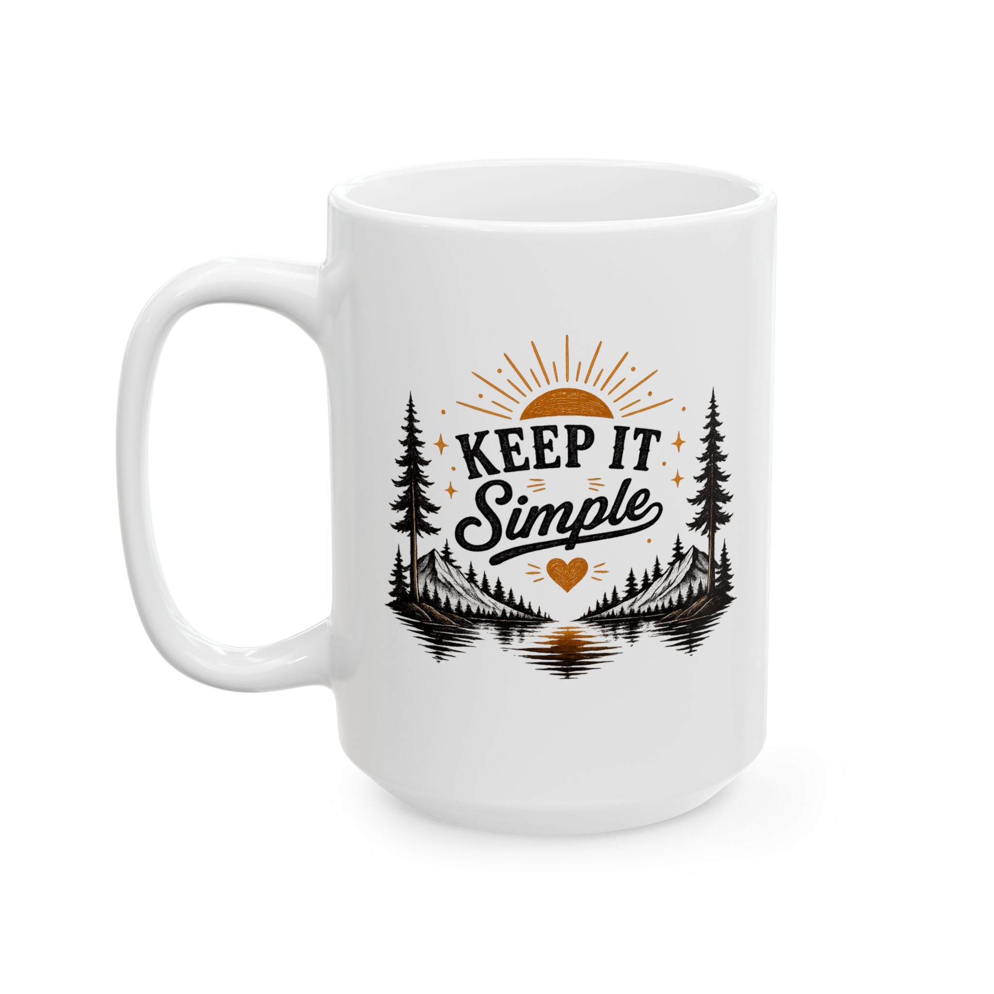 "Keep it Simple" Recovery and Sobriety Coffee Mug