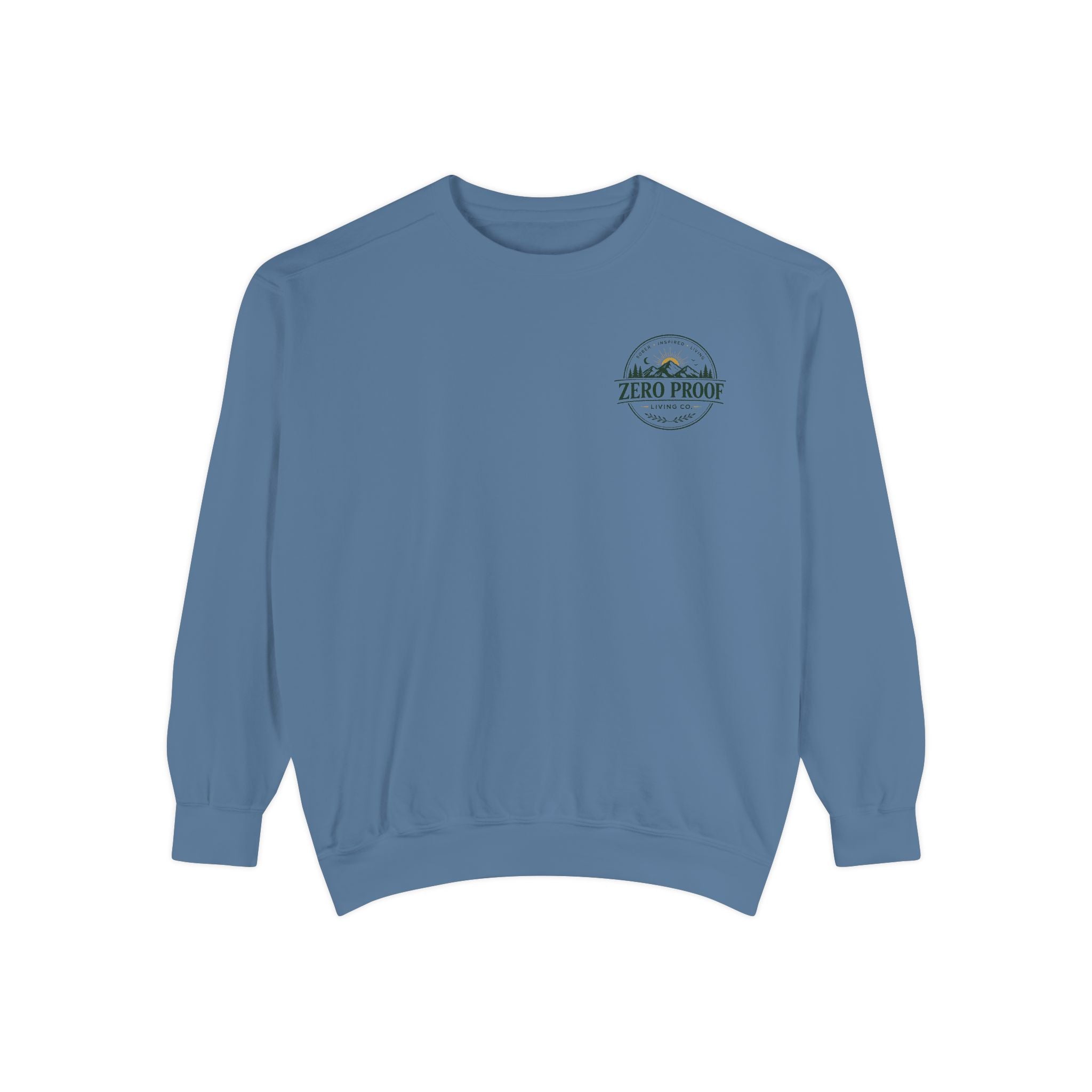 Zero Proof Crewneck Sweatshirt — Minimal Palm Logo