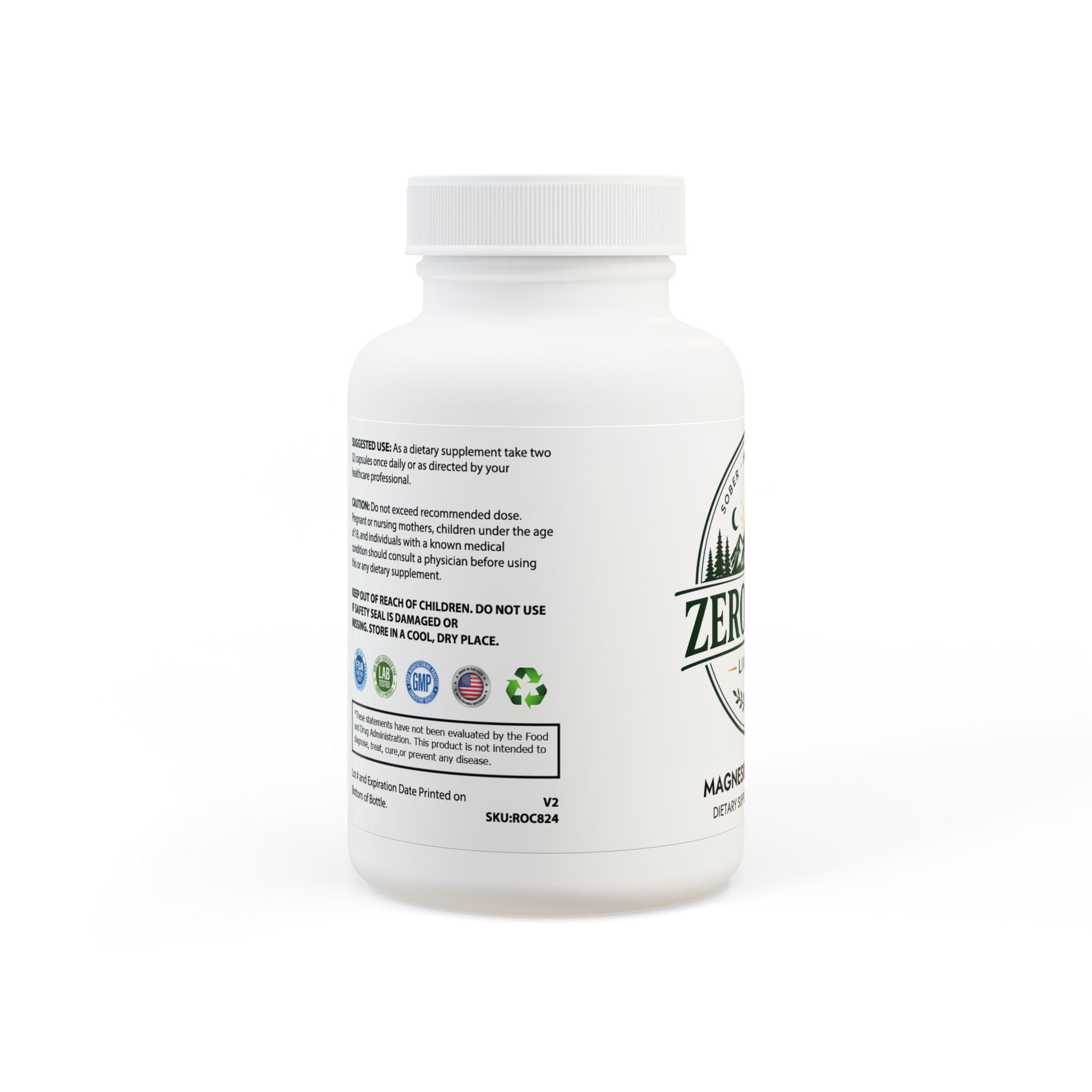 Magnesium Glycinate Supplement (60 Capsules)